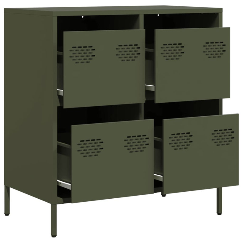 Sherlon Storage Cabinet, Olive Green