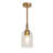 Sia 1 - Light Polished Brass Pendant