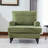 Chenille Fabric Chaise Lounge Recliner Single Sofa Living Room Bedroom Rest Chair-1884570607