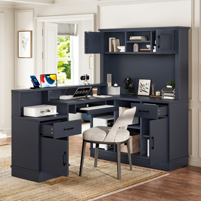 Bureau de direction en L