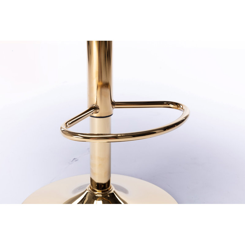Tabouret pivotant à hauteur réglable, Bleu