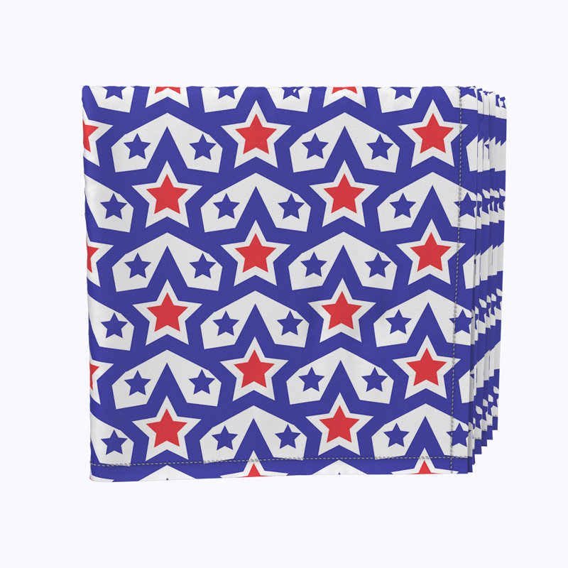 Polyester Geometric Square Napkin