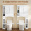 Freestanding Over The Toilet Storage