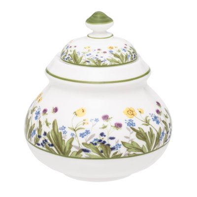 Wildflower Meadow Sugar Bowl with Lid