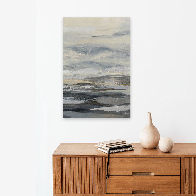 Contemporain et sable de plage I, H 24 po x l 16 po