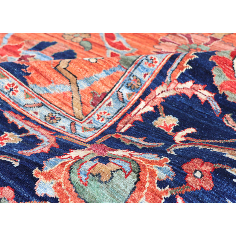 Tapis multicolore de haute qualité noué à la main