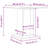 vidaXL Dining Table Kitchen Dinner Table Dining Room Furniture Engineered Wood
