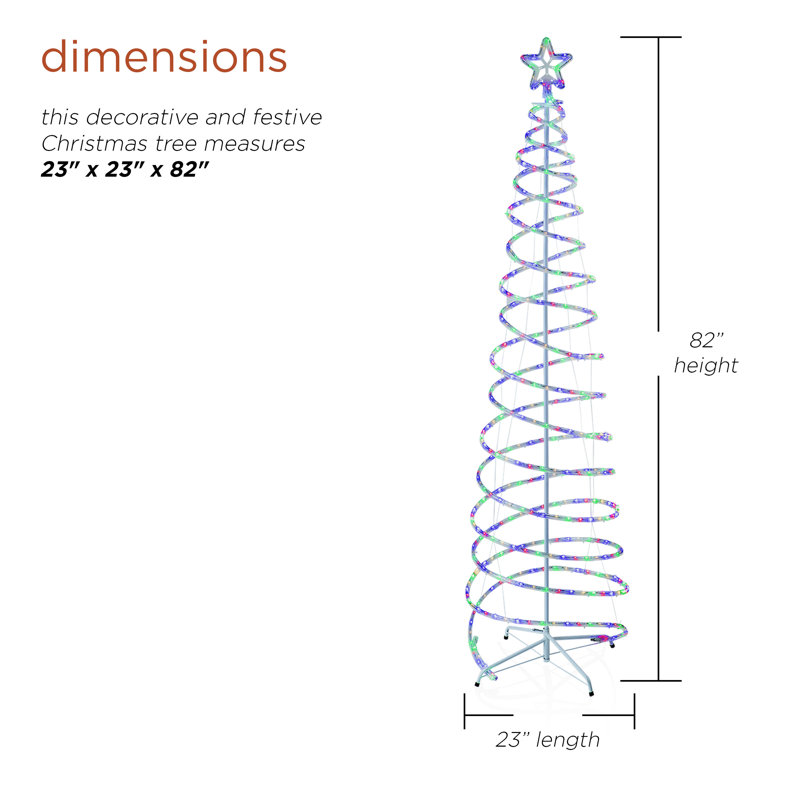 Christmas Decoration, 81'' H X 23'' W X 23'' D