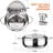 Nalupatio Non-Stick Stainless Steel Pot Set-112246349-100332317
