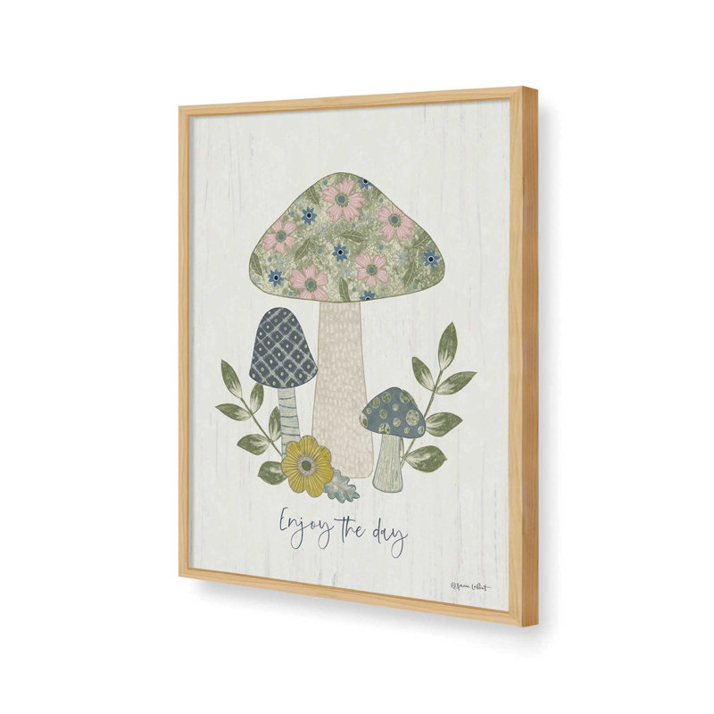 «Enjoy the Day» par Annie Lapoint, reproduction d'art, L 30 x H 40, Tanné, Impression encadrée