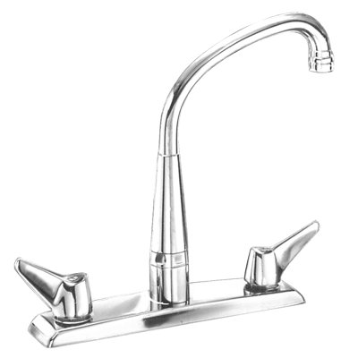 High Arc Deck Mount Kitchen Faucet