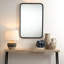 Principle Vanity Mirror In Gold Leaf Metal-826742115