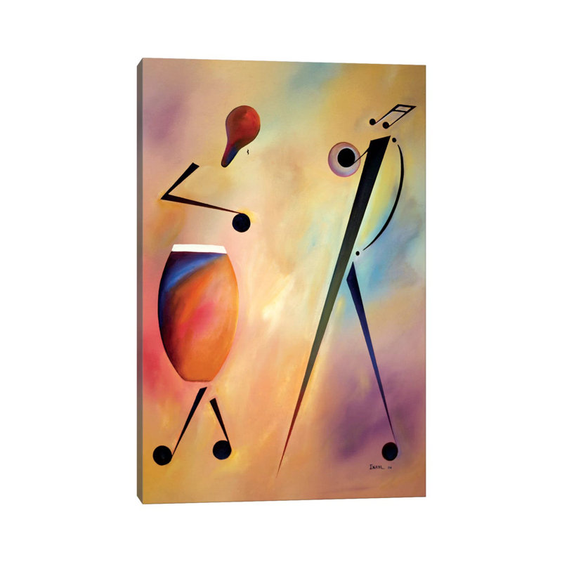 Congo by Ikahl Beckford - Wrapped Canvas Painting, 20.32 cm H x 30.48 cm W