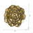 D10x1.4" Succulent Wall Plaque, 2 Piece