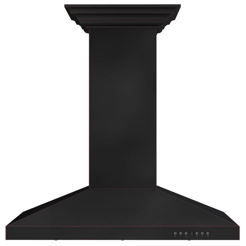 36" DuraSnow® 400 CFM Convertible Island Range Hood, Oil-Rubbed Bronze