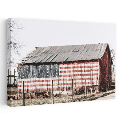  Barn Vintage Abstract Summer Architecture Art