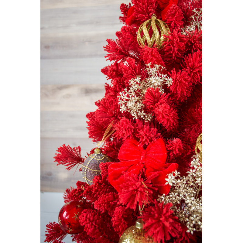 Teddy Artificial Spruce Christmas Tree, 5.91ft H