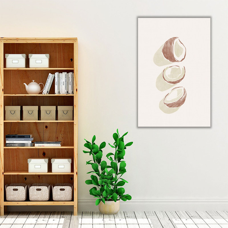 Tropical Coconuts - Canvas Print Wall Art, 36" H x 24" W