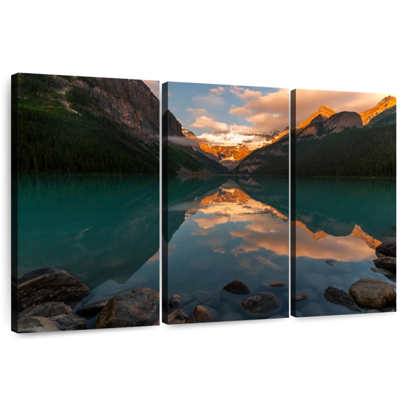 Alvord Lake Louise Sunrise, H 32 po x l 50 po
