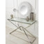 Eyler 120cm Glass Top Console Table-488611786-488611787
