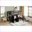 Full Size Pinewood &amp; MDF Multifunctional Loft Bed with Stairs Desk Storage Espresso – No Box Spring for Teens-876540714