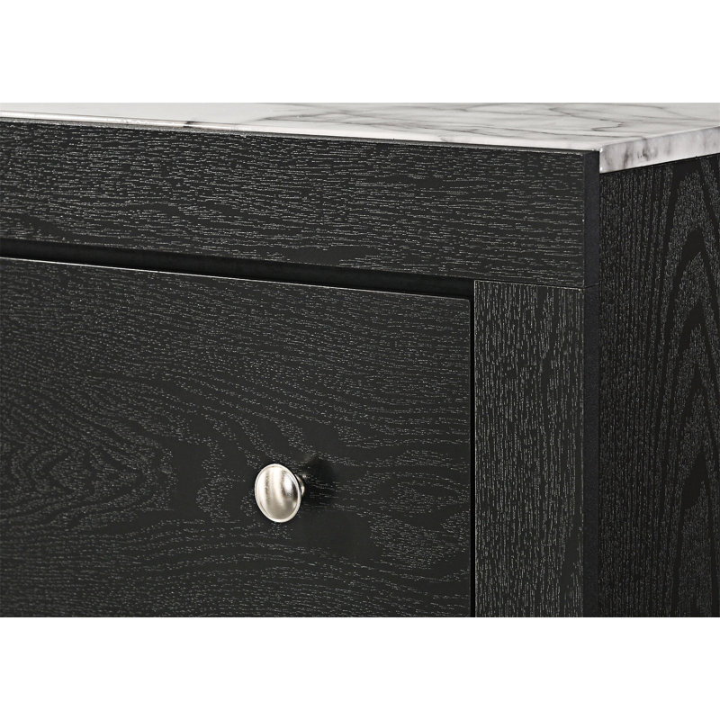 Nightstand Bedside Table With Drawers
