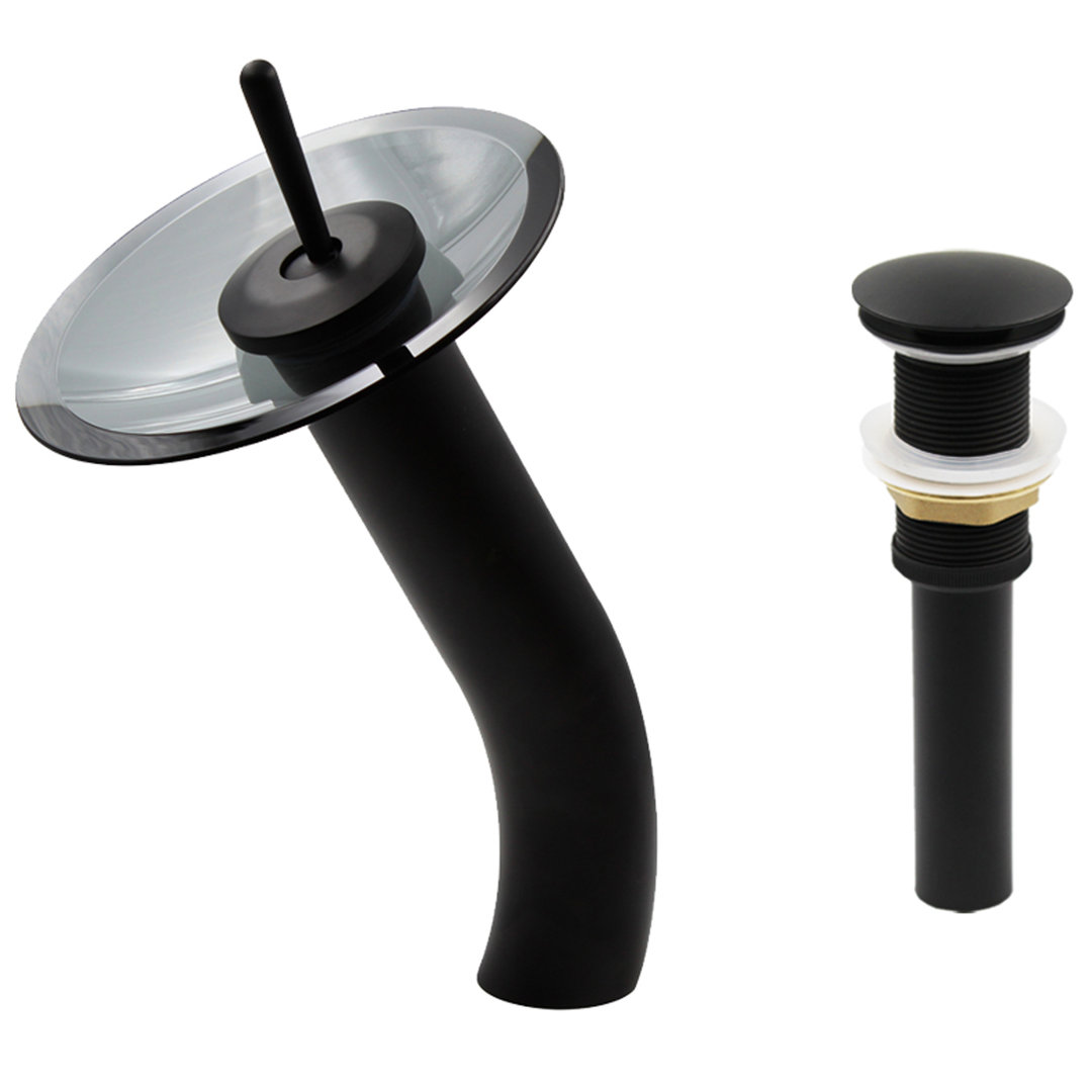 Falls Vessel Sink Faucet Single-handle Bathroom Faucet with Drain Assembly Novatto