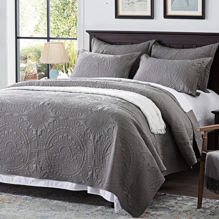 Birch Lane™ Deniaud Microfiber Quilt Set & Reviews