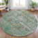 Machine Washable Indoor/Outdoor Xhevrie Sage Rug
