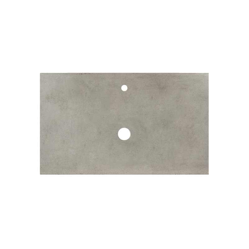 Plateau de meuble-lavabo simple 36,5 po, Simple, Frêne
