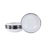 Solid Handmade Enamelware Bread And Butter Plate