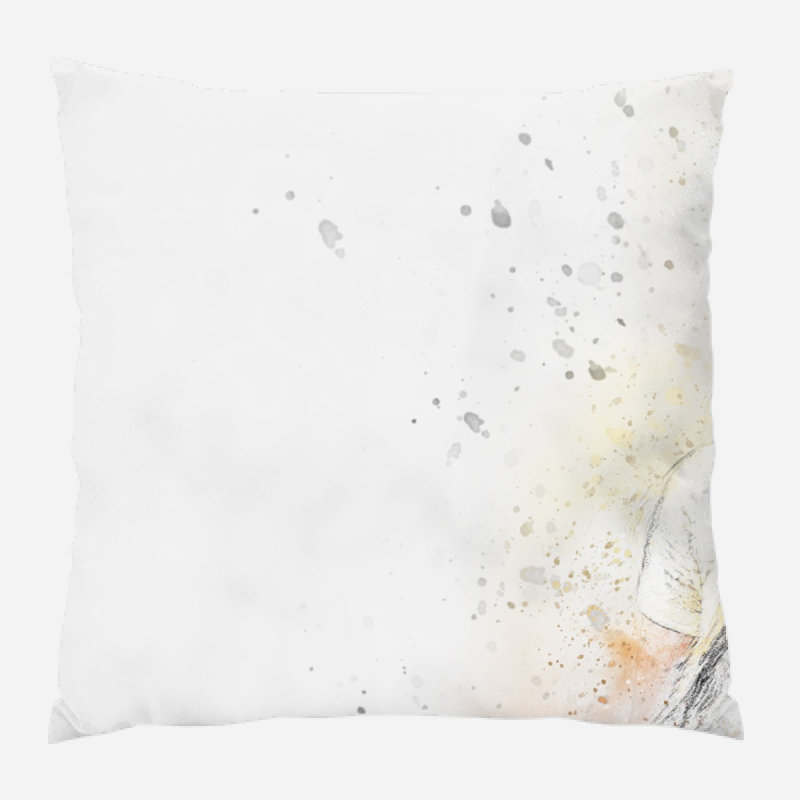 Brundidge Square Pillow Cover & Insert, Microsuede, Indoor