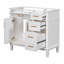 Base de meuble-lavabo simple 35,4 po seulement-100752578