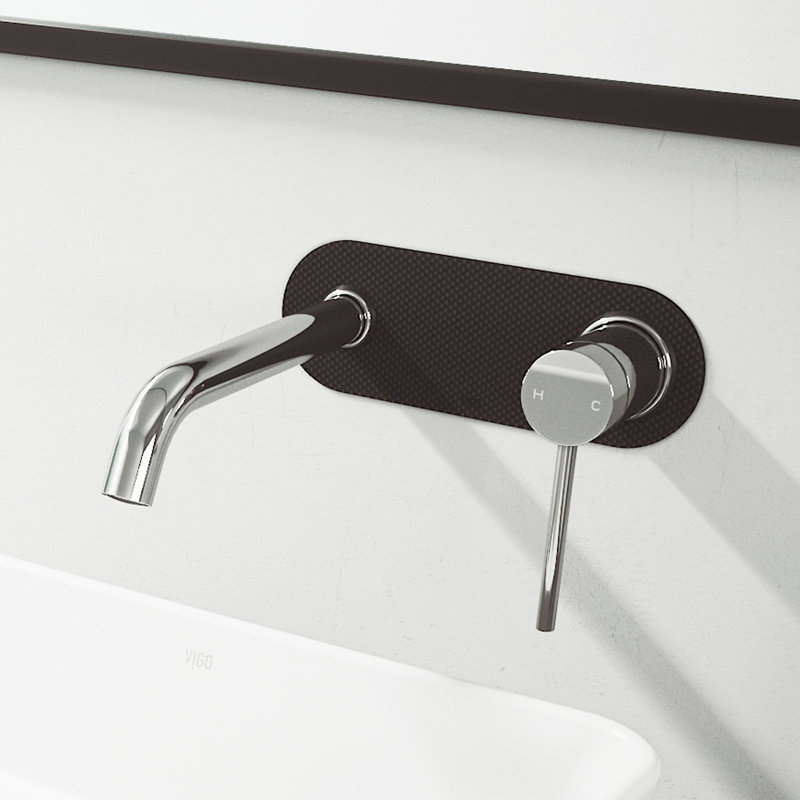 VIGOcFiber© Wall Mounted Bathroom Faucet, Chrome