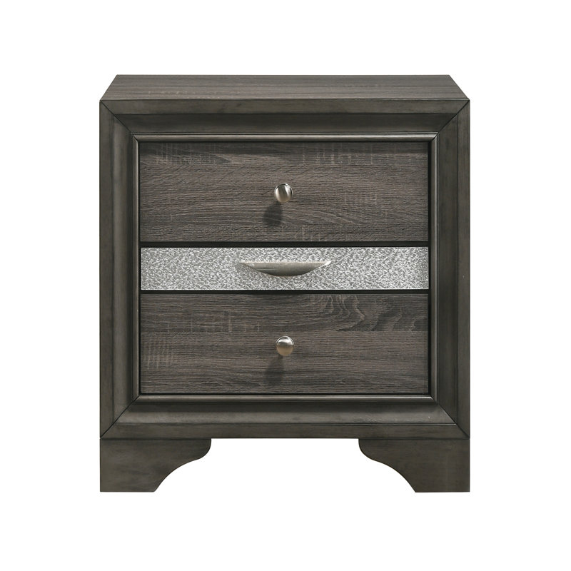 Table de bout Table de chevet moderne, Gris