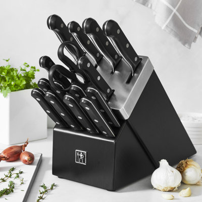 Ensemble de 16 couteaux HENCKELS Solution, noir