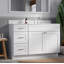 Meuble-lavabo simple avec plateau en quartz Disar-122120512-122120510