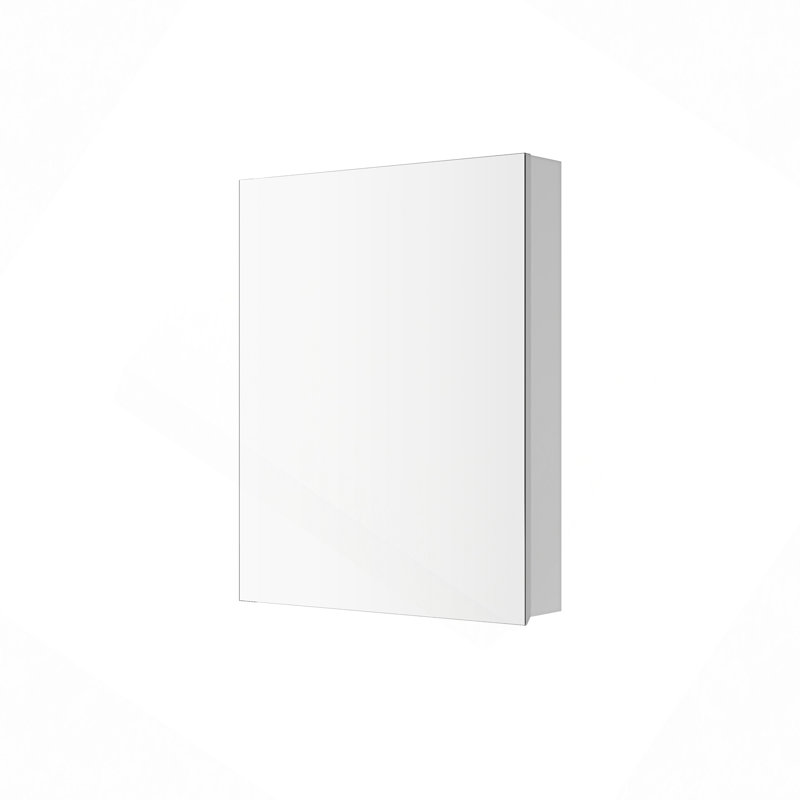Surface Frameless Mirror Medicine Cabinet, Beveled Mirror Edges Bathroom Medicine Cabinet