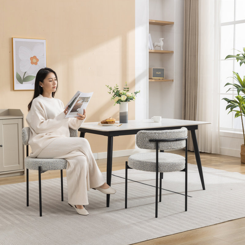 Ensemble de fauteuils rembourrés Modern, Gris