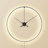 Ombra Aluminum Wall Clock