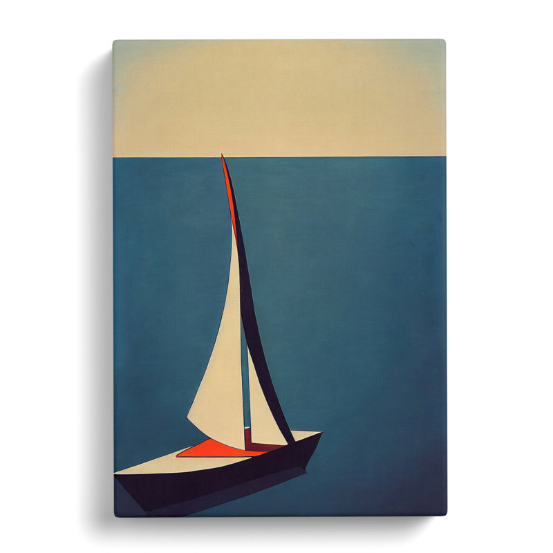 Abstract Boat No.1 - Wrapped Canvas, 76cm H x 50cm W x 3cm D