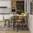 Pafford 4 - Person Four Leg Base Dining Set-2092112798