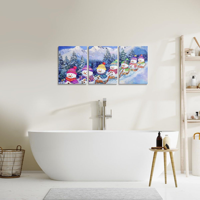 3 Piece Wrapped Canvas Print