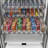 Freezer Ice Cream Vending Machine In White With 44 Slots Featuring Ample 49 Inch Touch Display, Bill Acceptor, Credit Card Reader, Wifi and 4G Connectivity