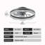 Ventilateur de plafond avec lumière encastrée Quiet-2074319806