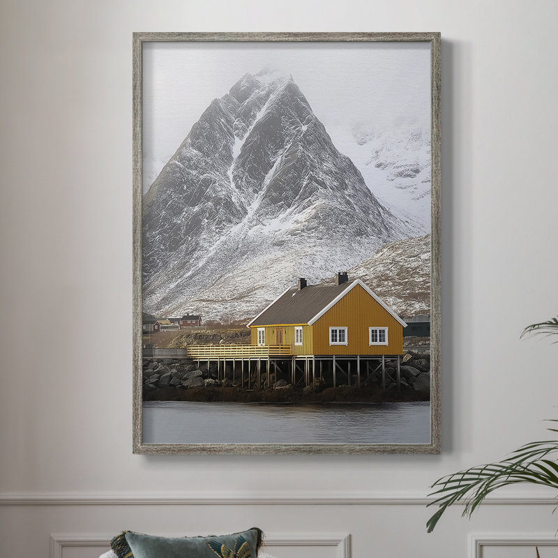 «LANDSCAPES Series XLV III», reproduction encadrée - bois massif, H 15 po x l 12 po