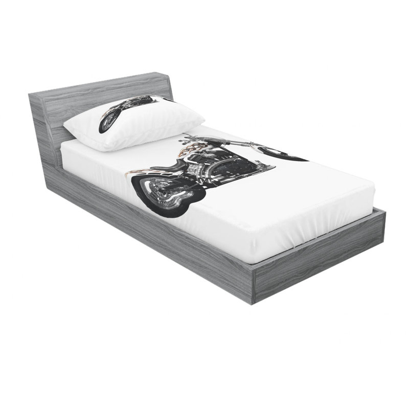 Microfiber Sheet Set, Twin Sheet Set + Fitted Sheet + 1 Pillowcase