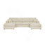 3 - piece corduroy double-chaise sectional-1947686474