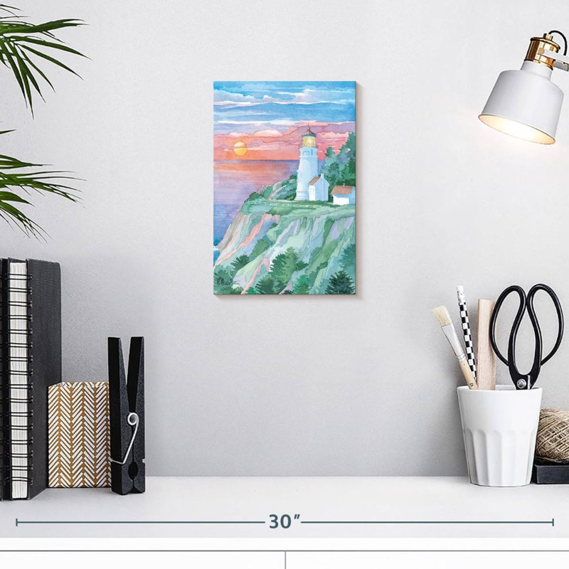 Phare Gillard Heceta Head OU, H 12 po x l 8 po
