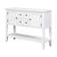 Console de rangement rétro avec quatre petits tiroirs et une tablette inférieure pour les salons, les entrées et les cuisines-1027962447-1027962446-1027962455